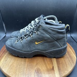 Nike Air Max Goadome ACG Black Leather Waterproof Boots Youth Sz 5.5Y Women's 7